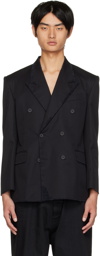 Balenciaga Black Shrunk Blazer