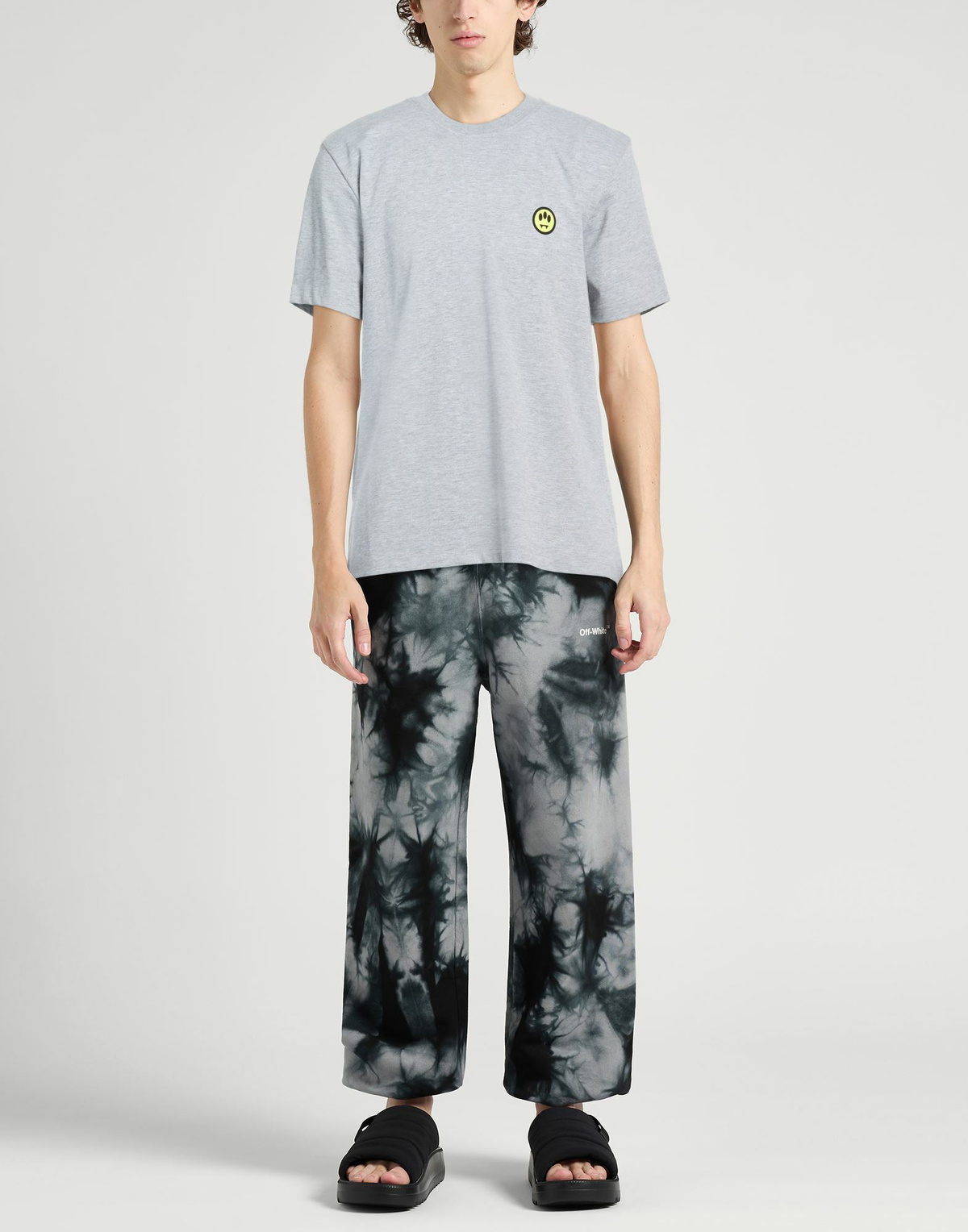 Barrow Mens T-shirt in Light grey