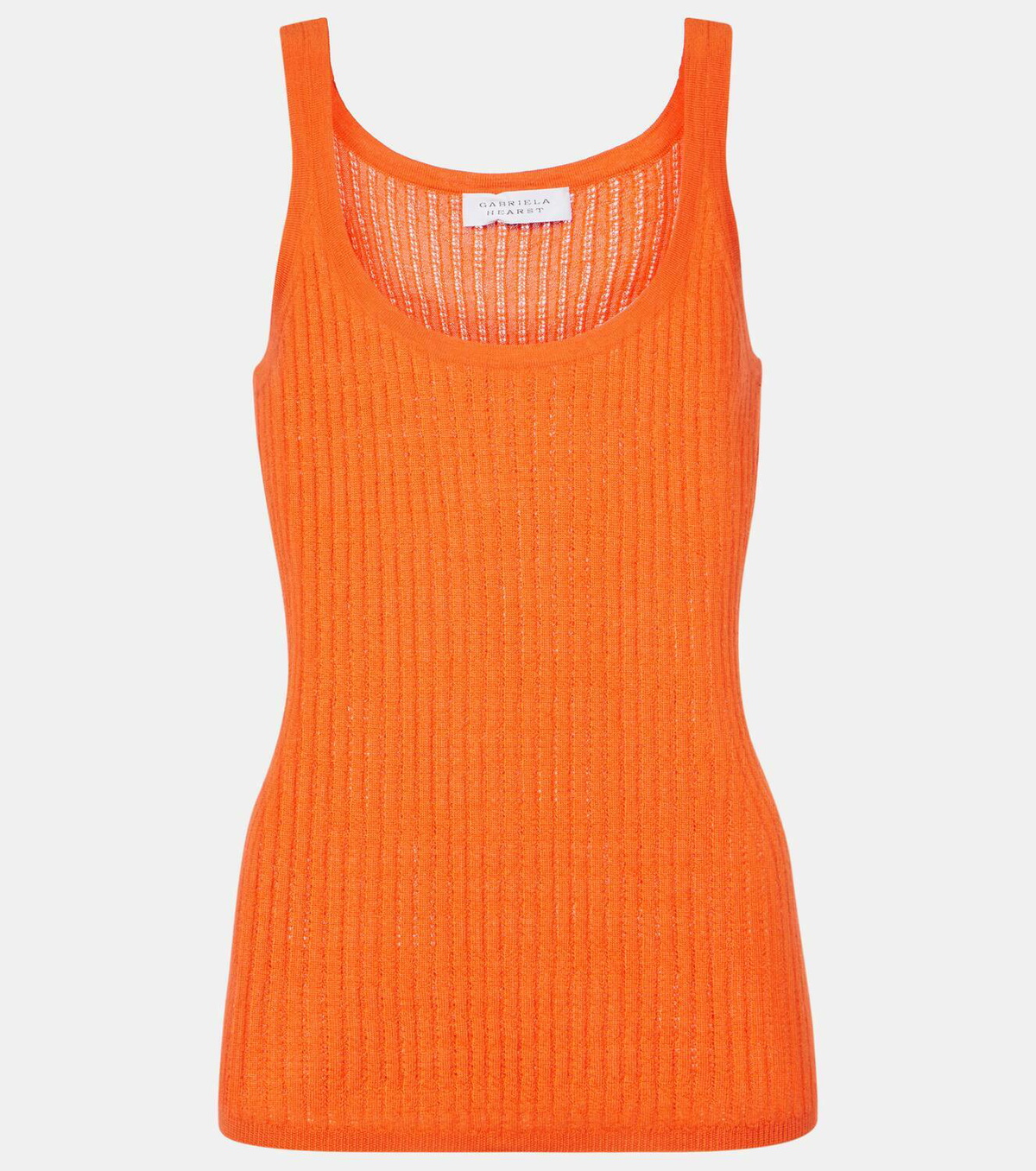 Gabriela Hearst Nevin pointelle cashmere and silk tank top