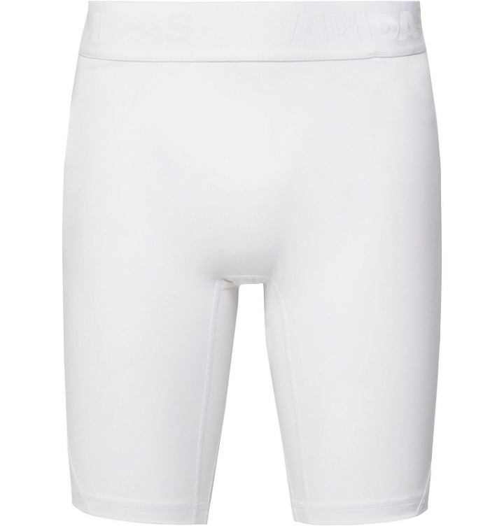 Photo: Adidas Sport - Alphaskin Compression Shorts - White