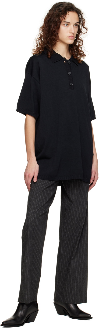 Teurn Studios SSENSE Exclusive Black Jane Polo
