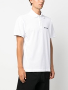 PALM ANGELS - Embroidered Logo Cotton Polo Shirt