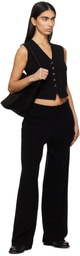 Guest in Residence Black Tailored Vest