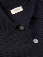 PIACENZA 1733 - Honeycomb-Knit Cotton Overshirt - Blue