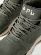 APL Athletic Propulsion Labs - Defender TechLoom and TPU High-Top Running Sneakers - Green