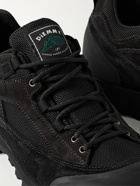 Diemme - Grappa Suede and Mesh Sneakers - Black
