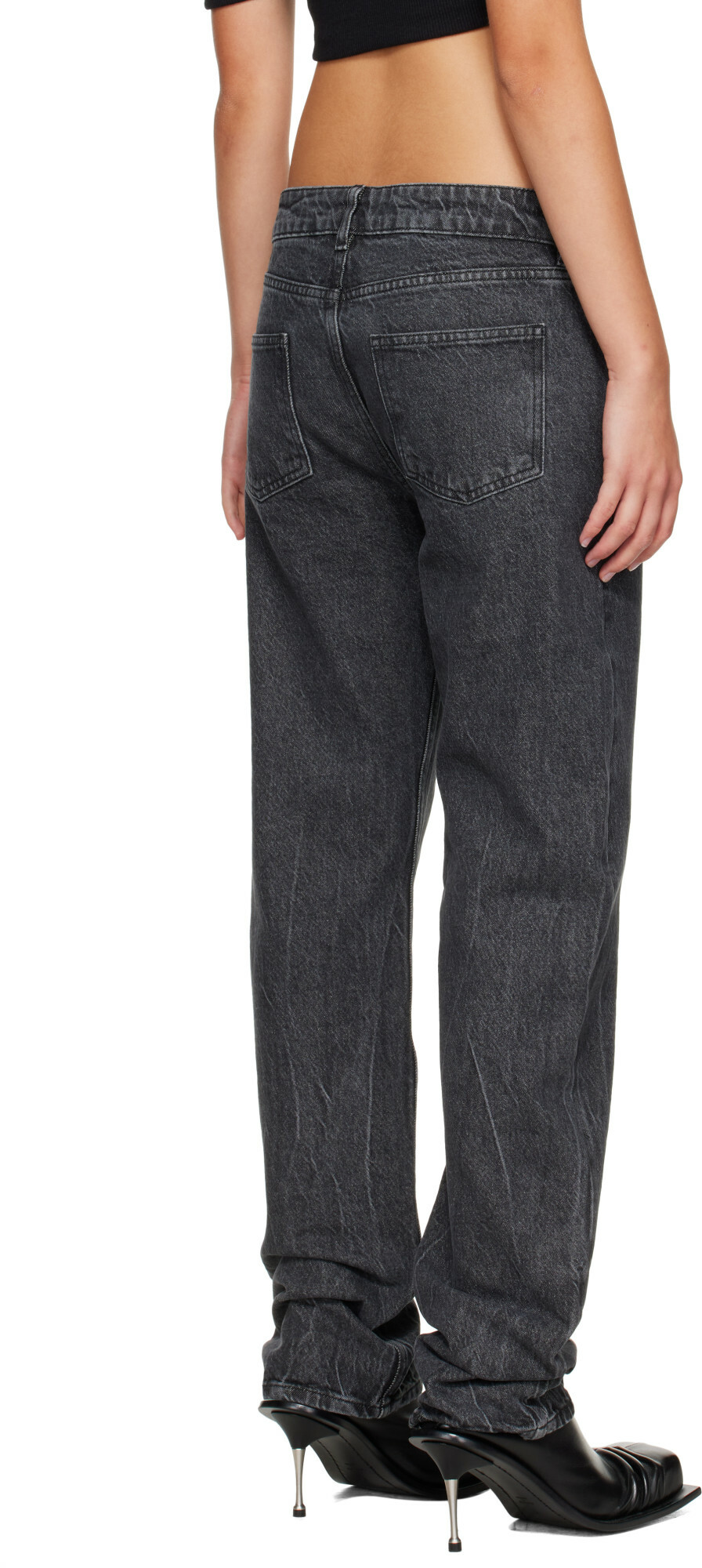 Stefan Cooke Black Braided Jeans