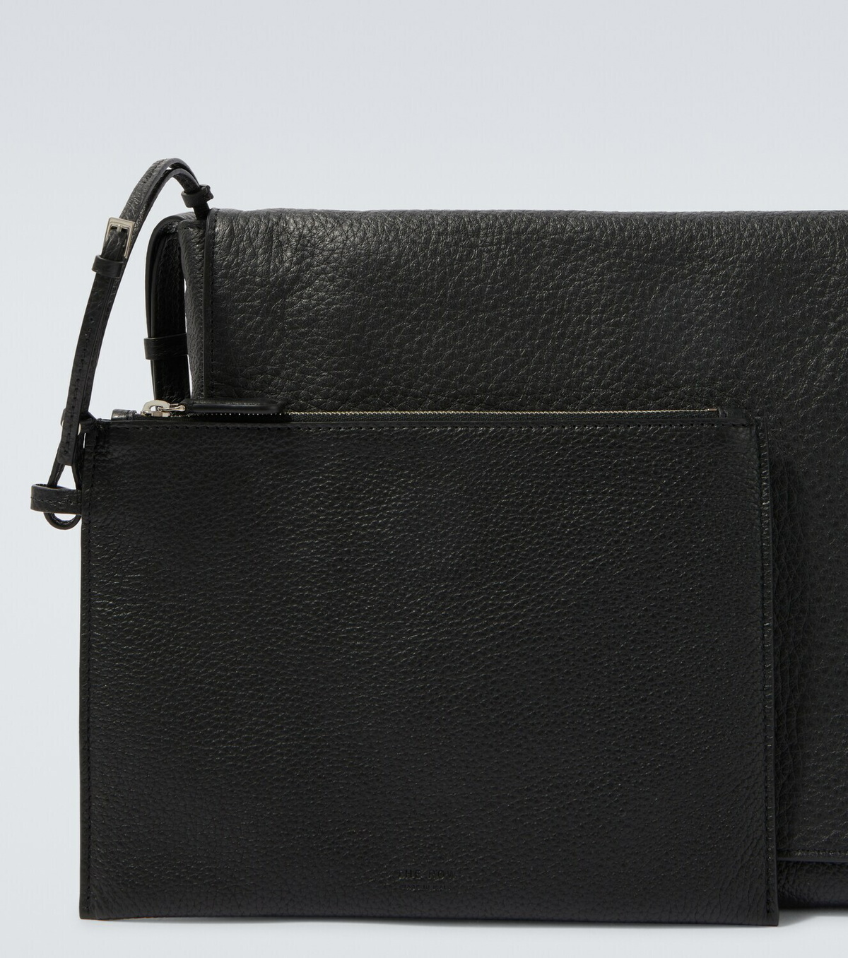The Row Nan leather messenger bag