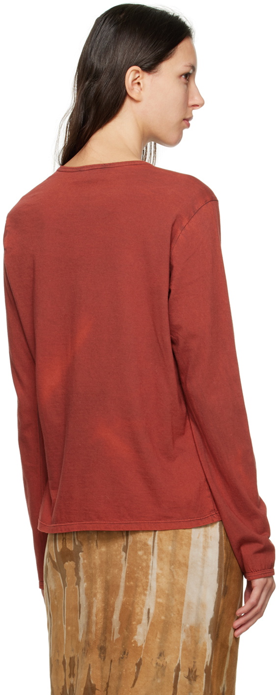 Gabriela Coll Garments Red No.87 Long Sleeve T-Shirt
