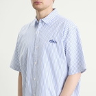 Edwin Men's Toledo Shirt SS in White/Blue