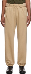 Dion Lee Tan Cotton Lounge Pants