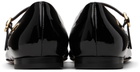 Gianvito Rossi Black Ribbon Jane Ballerina Flats
