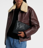 Bottega Veneta Intrecciato Medium leather pouch