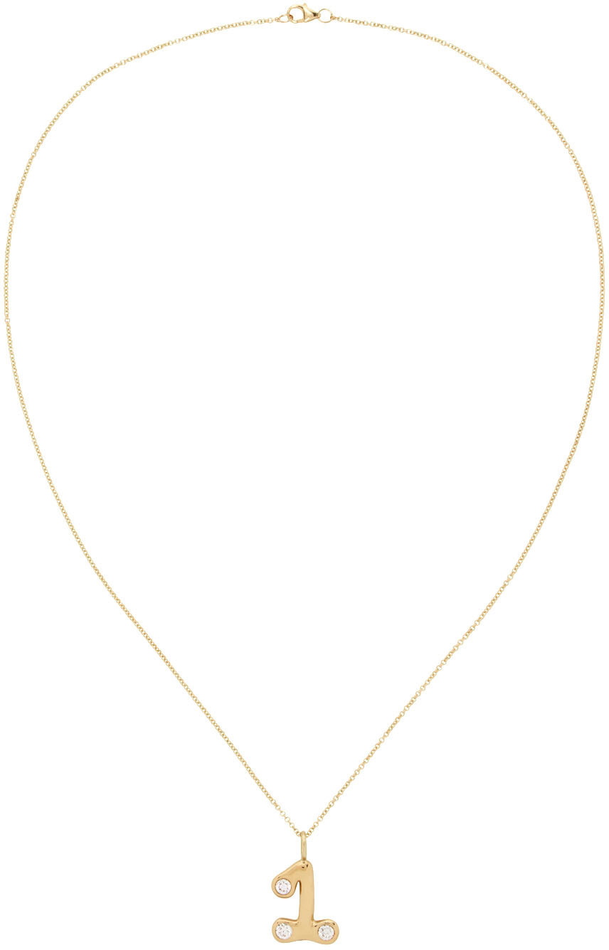 Photo: BRENT NEALE Gold Bubble Number 1 Necklace
