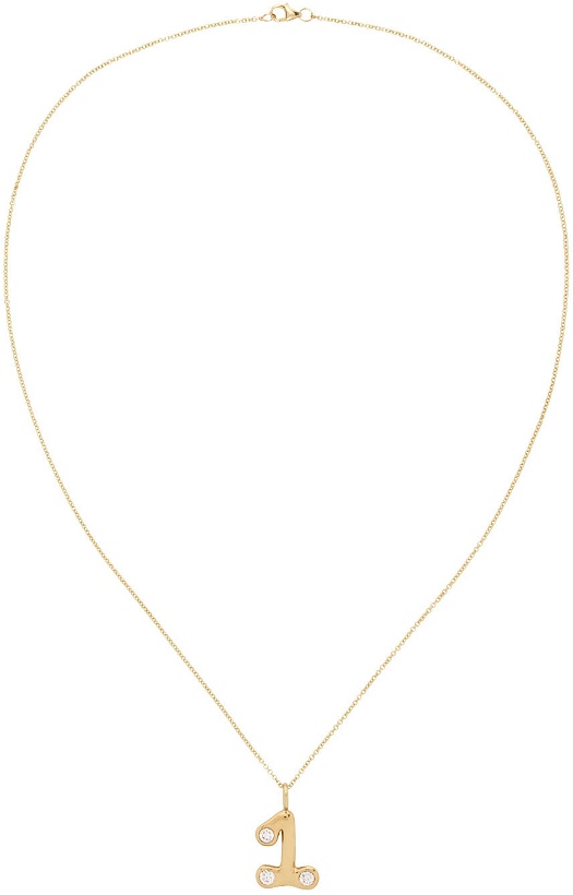 Photo: BRENT NEALE Gold Bubble Number 1 Necklace