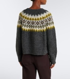 Velvet Fair Isle alpaca and wool-blend sweater