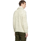 Isabel Marant White Wool Lelly Ski Zip-Up Sweater