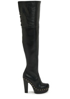 Chloe Lola 120 Leather Over-the-knee Boots Black