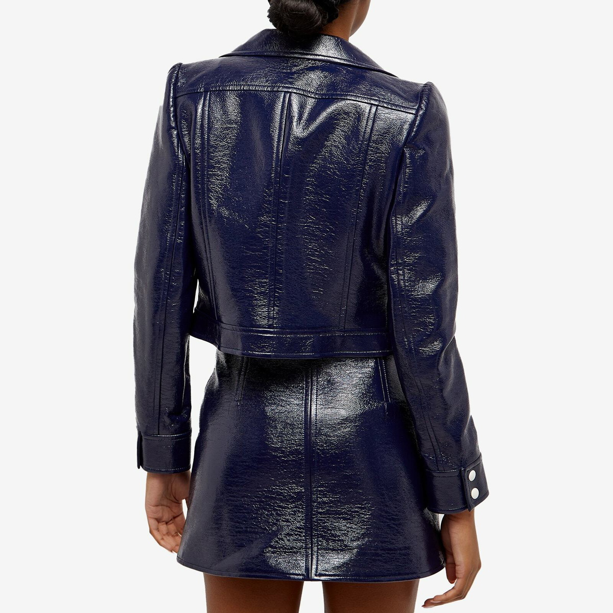Courreges Women's Courrèges Reedition Vinyl Jacket in Ink Courreges