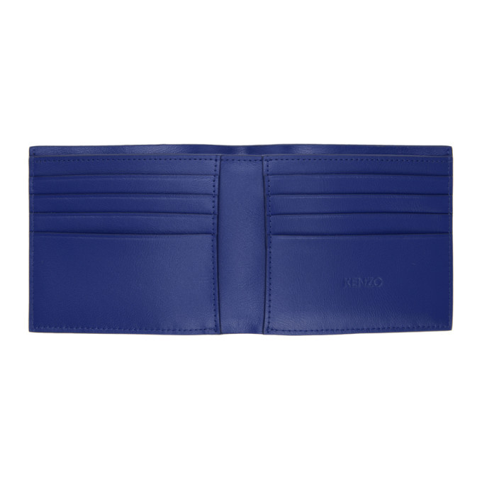 Kenzo Blue Bifold Wallet Kenzo