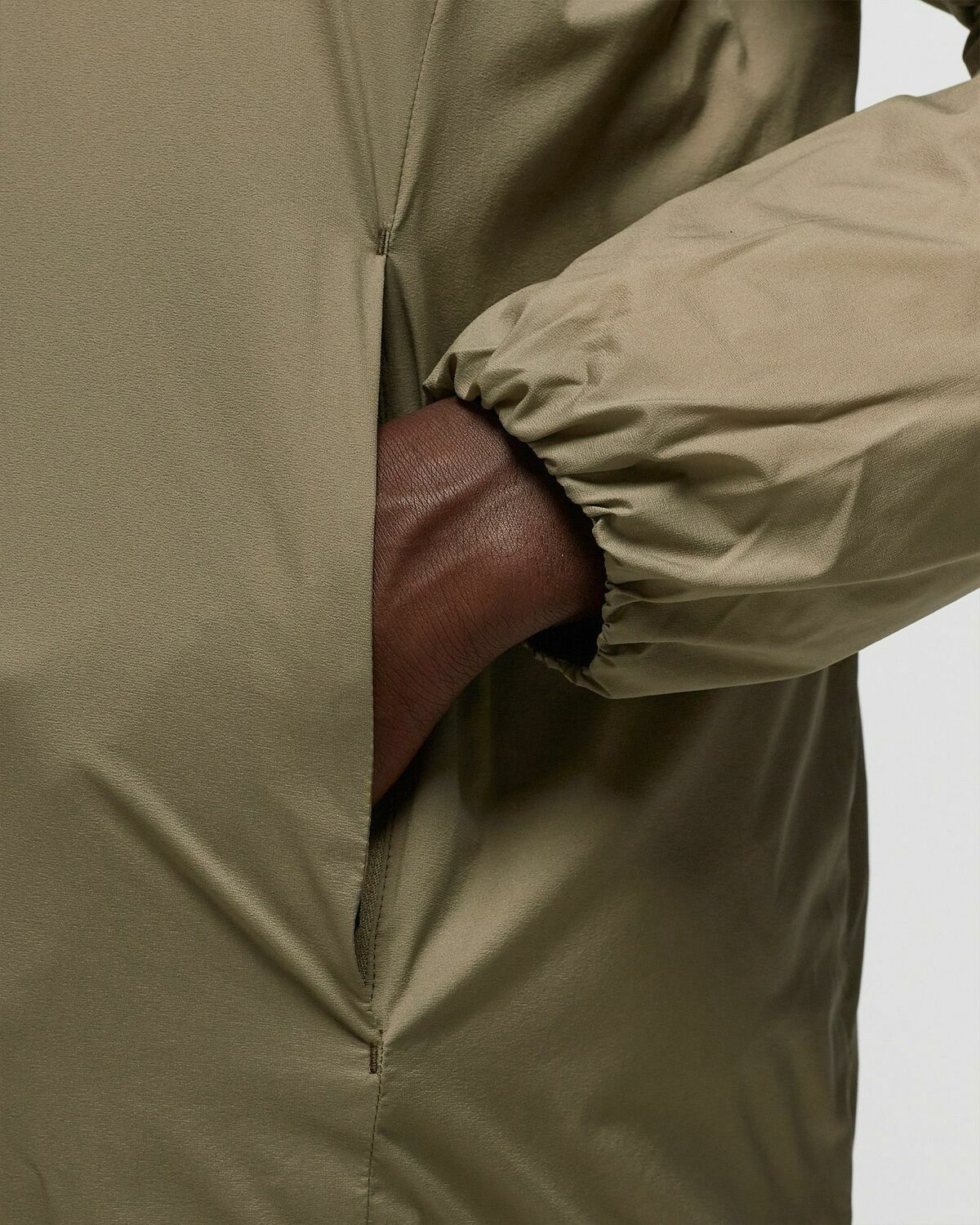 Goldwin V Neck Zip Down Cardigan Beige Windbreaker Goldwin