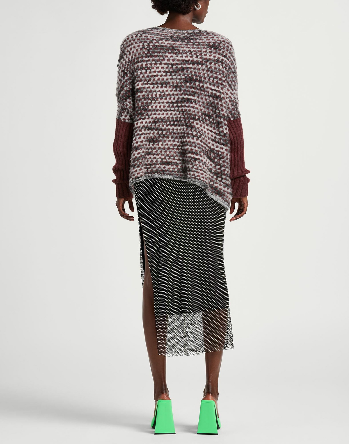 Manila Grace Womens Sweater in Grey