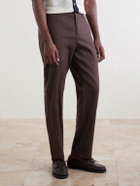 Onia - Straight-Leg Linen-Blend Trousers - Brown