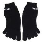 Fendi Black Logo Toe Socks