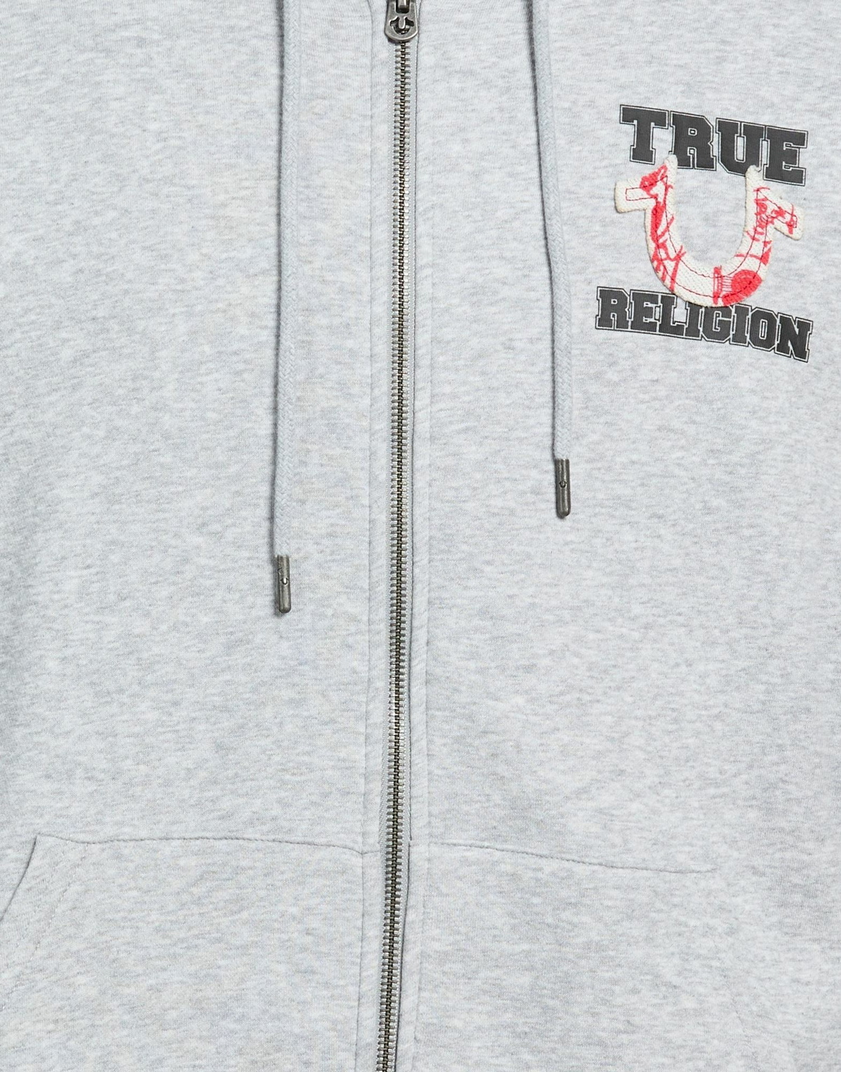 True Religion Mens Sweatshirt Light in Grey