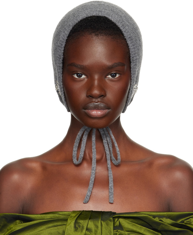Photo: Simone Rocha Gray Cashmere Bonnet
