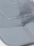 Brunello Cucinelli - Logo-Embroidered Shell Baseball Cap - Blue
