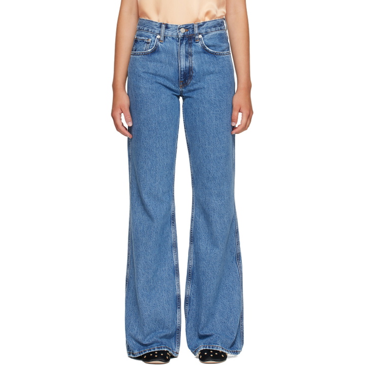 Photo: ANINE BING Blue Wyatt Jeans