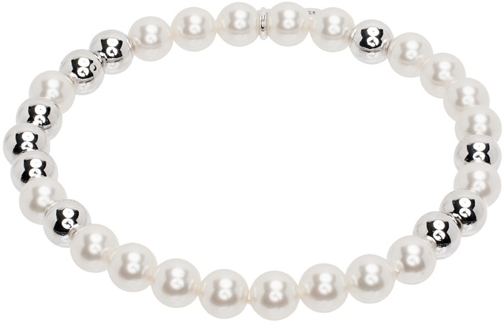 Photo: Numbering White #9905 Beads Bracelet