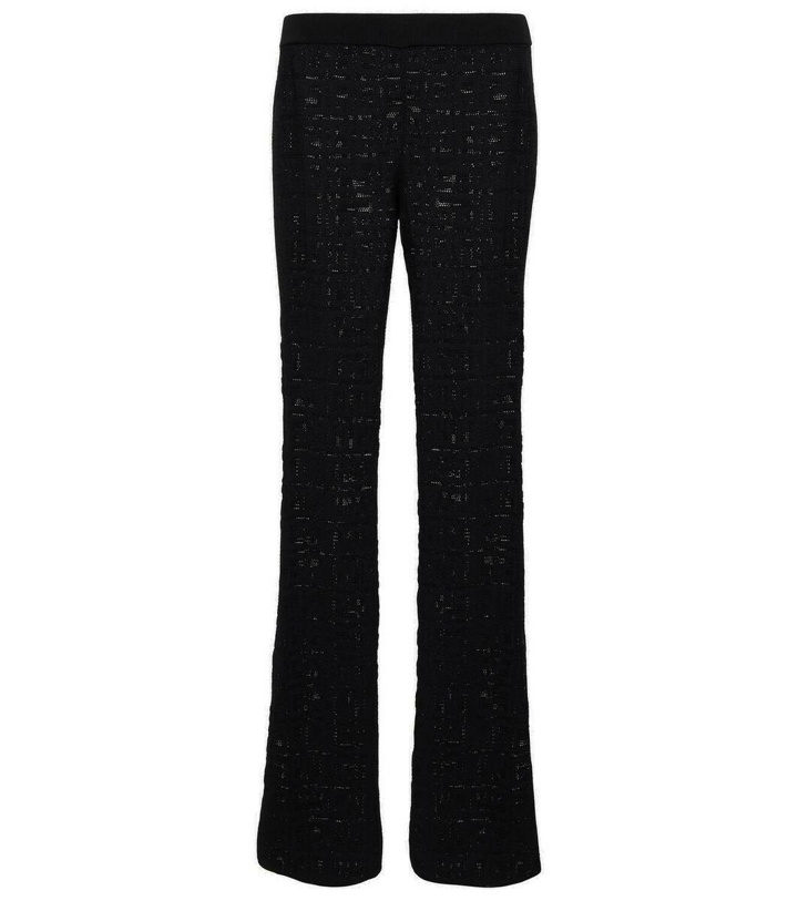 Photo: Givenchy 4G jacquard flared pants