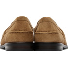 Polo Ralph Lauren Tan Alston Suede Penny Loafers