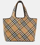 Burberry Burberry Check Medium canvas tote bag