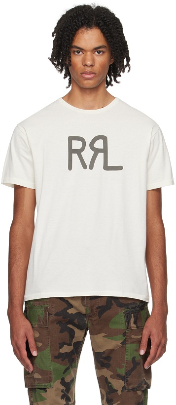Photo: RRL Off-White Screen-Printed T-Shirt