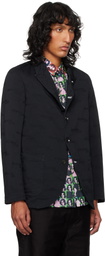 Comme des Garçons Shirt Navy 'Strong Will' Blazer