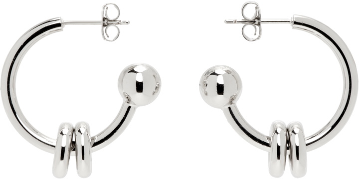 Photo: Justine Clenquet Silver Alan Earrings