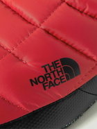 The North Face - ThermoBall Fleece-Lined Quilted Ripstop Mules - Red