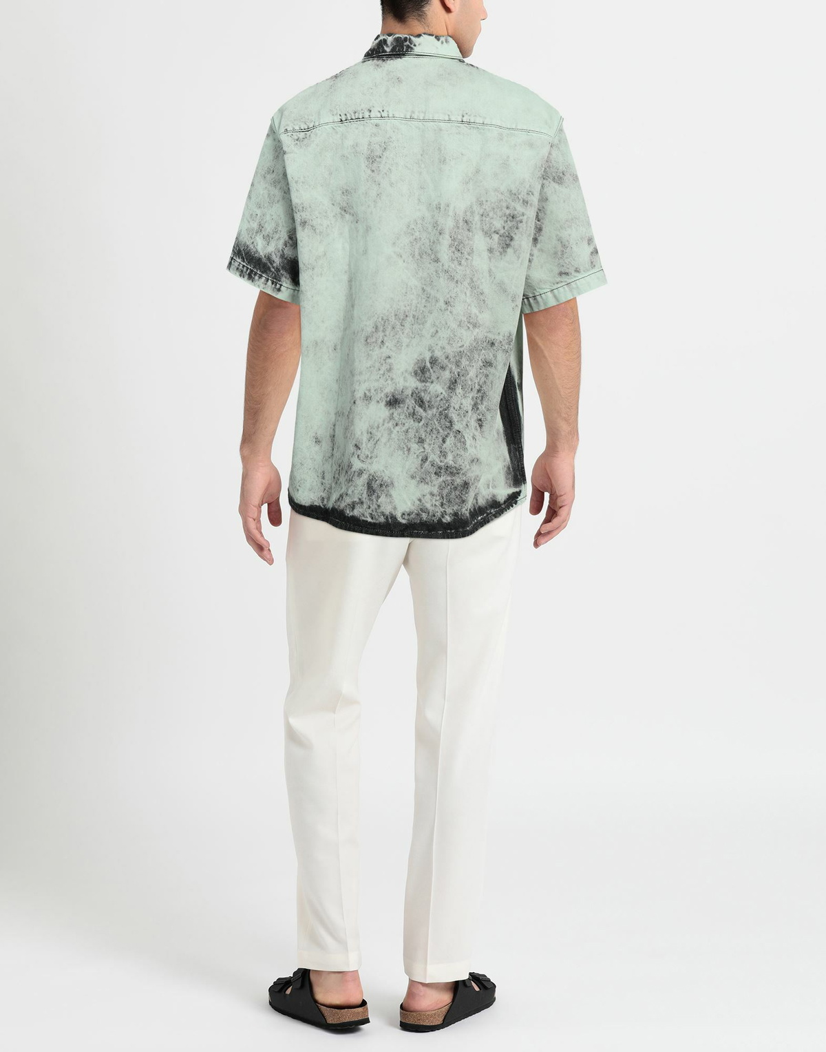 Oamc Mens Denim shirt Light in Green