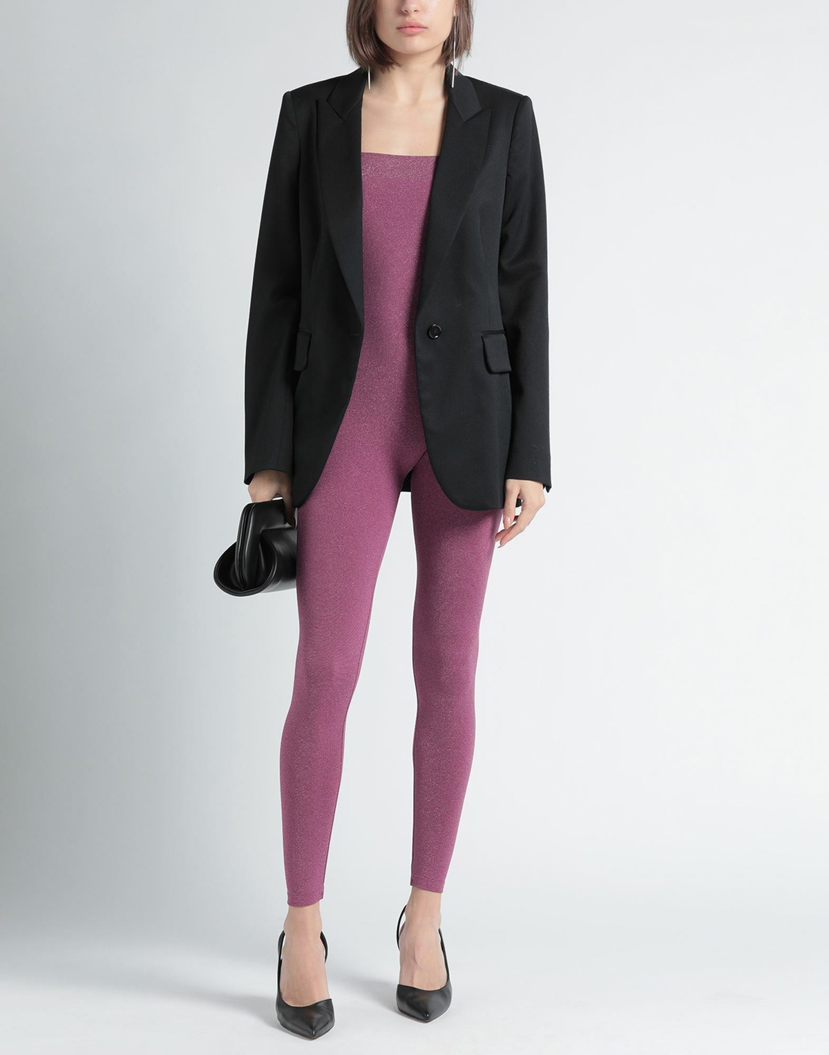 Wolford Womens Jumpsuit in Magenta