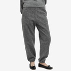 DUNST Women's Unisex Boucle Jogger Pants in Melange Grey