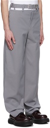 Y/Project Gray Y Belt Trousers