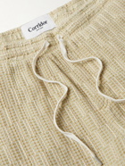 Corridor - Straight-Leg Cotton Drawstring Trousers - Neutrals