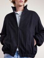 ssstein - Silk-Blend Flannel Jacket - Black