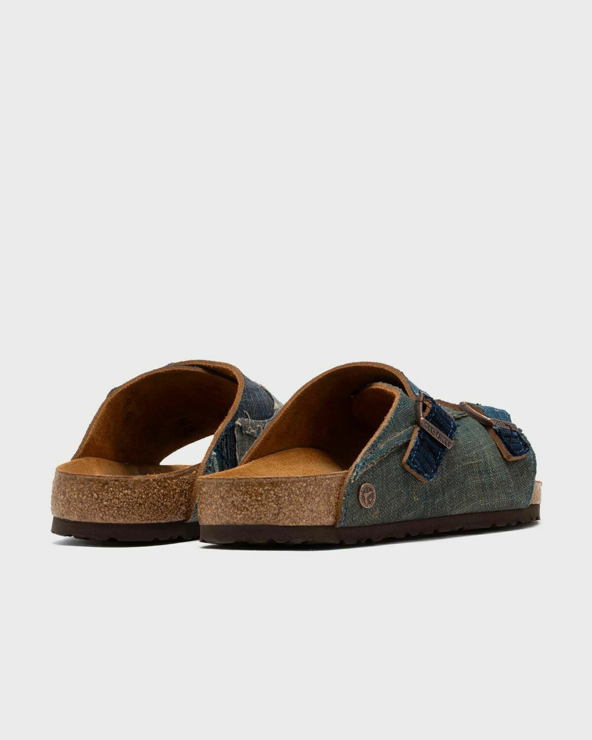 Birkenstock Zürich Boro Tex Blue Sandals & Slides Birkenstock