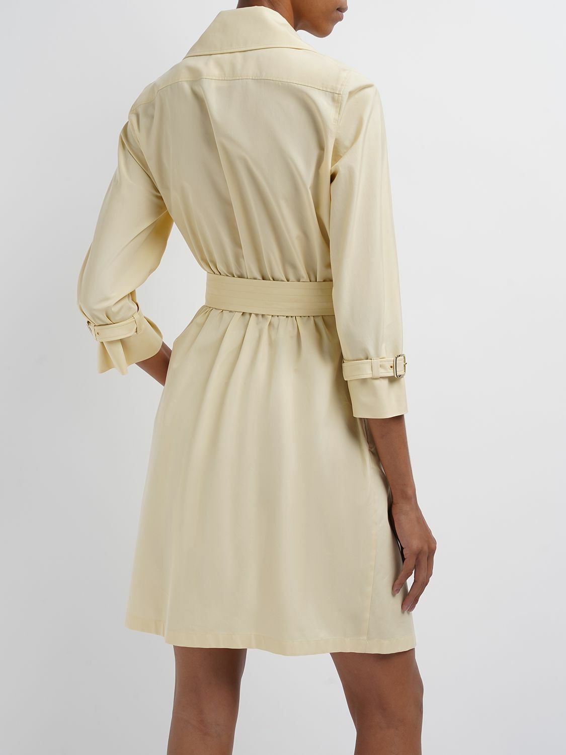 MAX MARA - Saio Belted Cotton Poplin Midi Dress