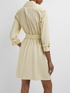 MAX MARA - Saio Belted Cotton Poplin Midi Dress