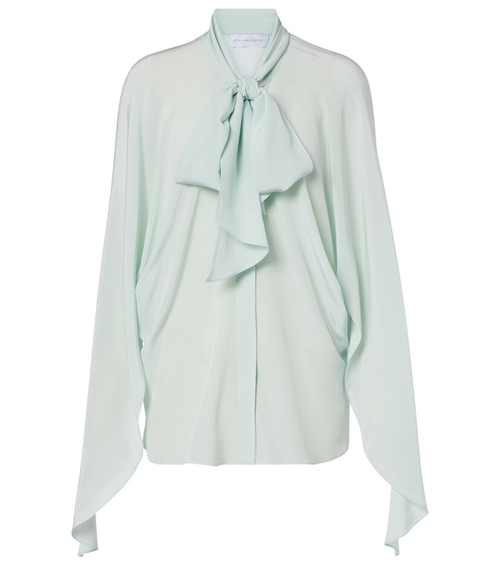 Photo: Stella McCartney Tie-neck silk blouse